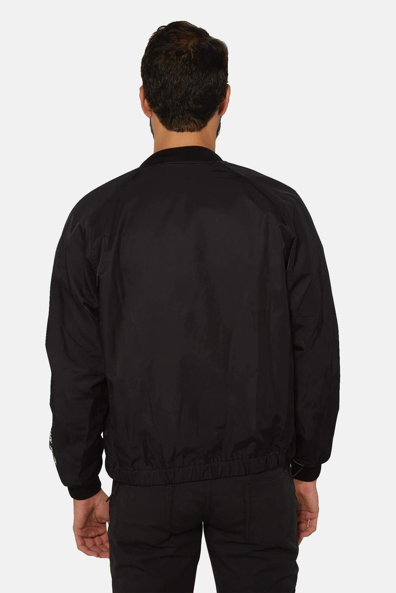 Blouson aviateur noir Balmain