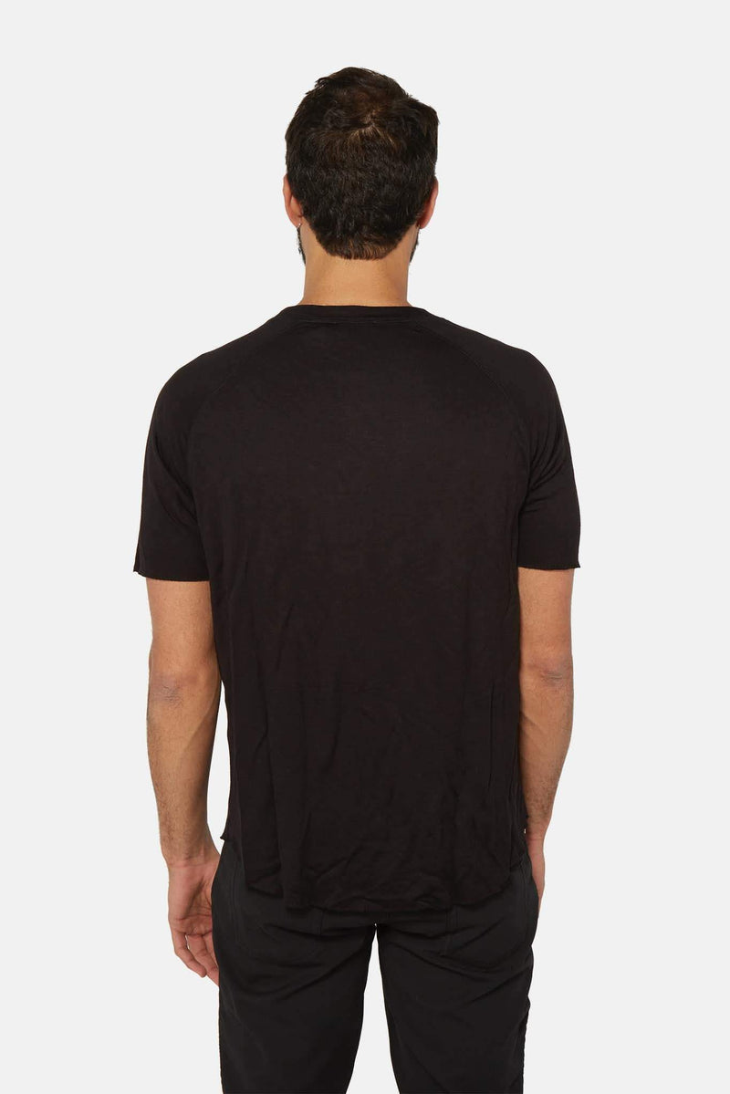 T-shirt en coton noir Balmain