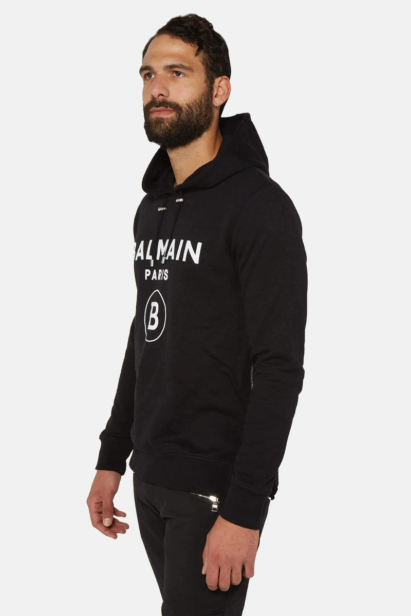 Sweat à capuche noir  Balmain