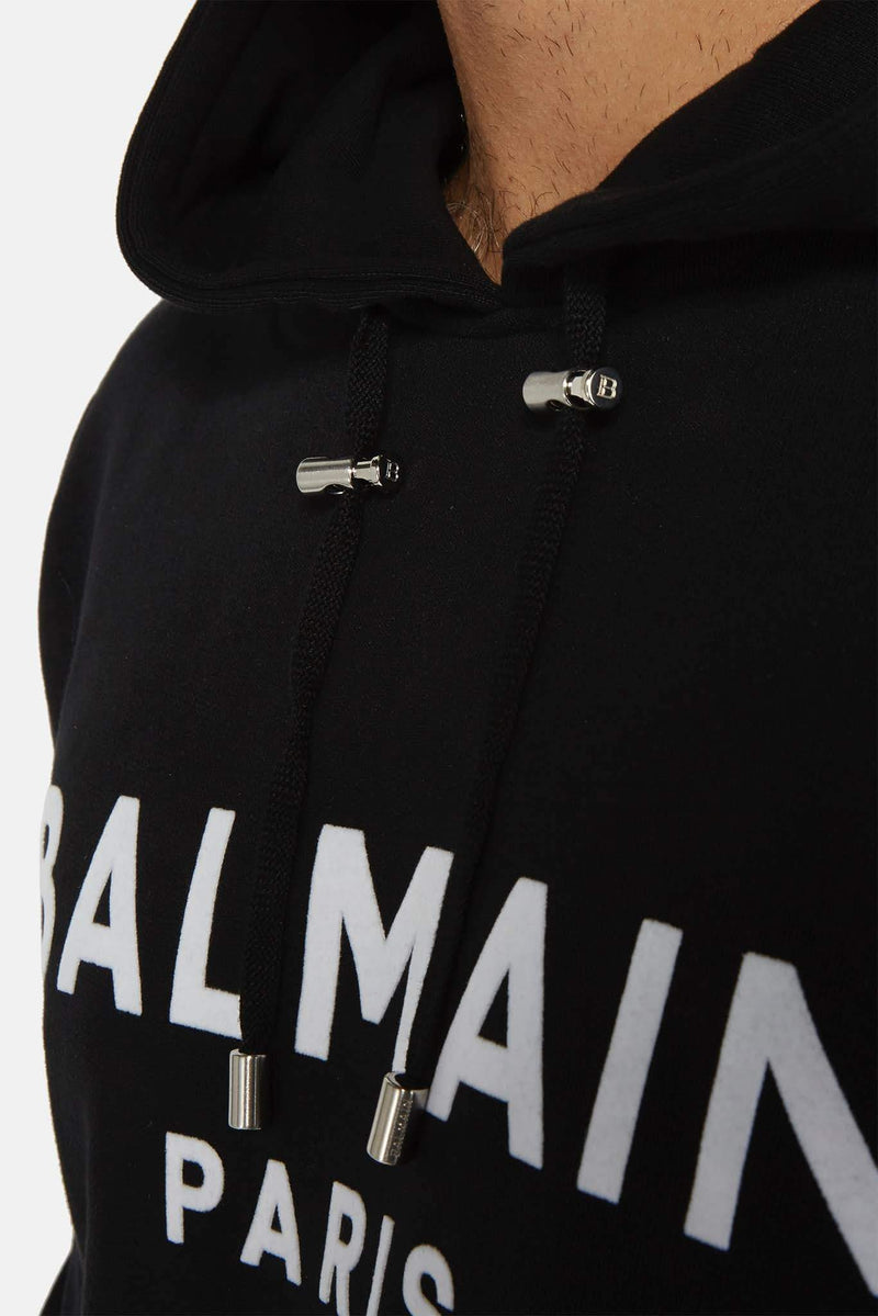 Sweat à capuche noir  Balmain