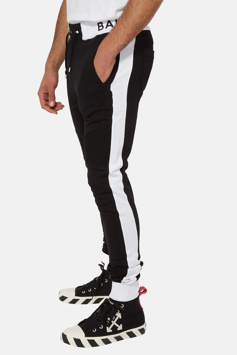 Pantalon de jogging noir à logo Balmain