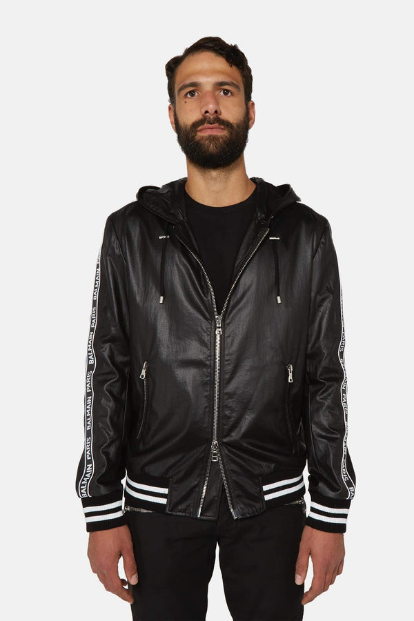 Veste à capuche noir Balmain