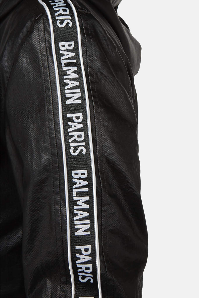 Veste à capuche noir Balmain