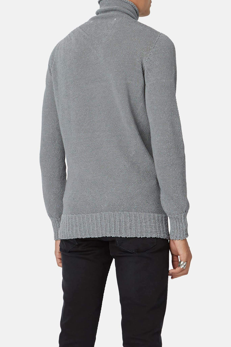 Pull en laine vierge gris Carol Christian Poell