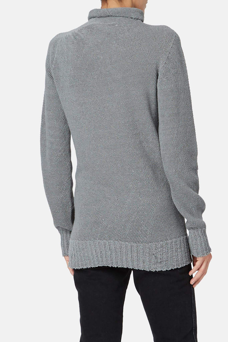 Pull en laine vierge gris Carol Christian Poell