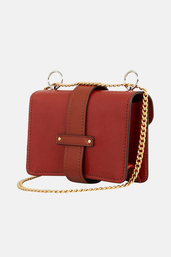 Sac bandoulière bordeaux "Aby" Chloé