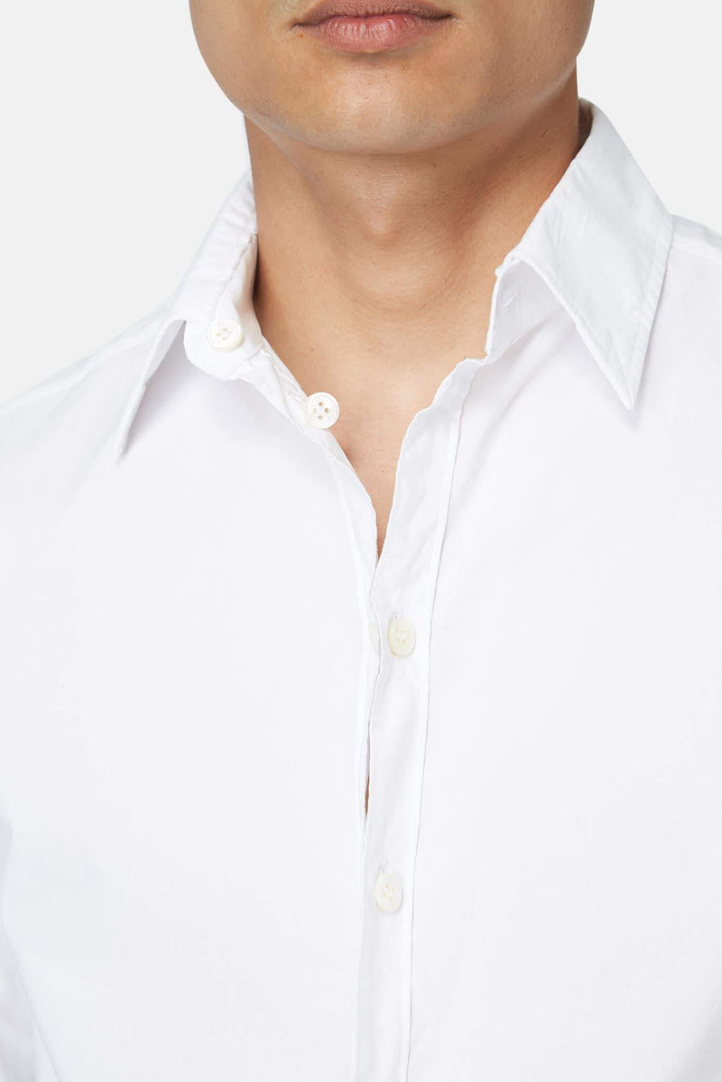 Chemise en coton blanche Carol Christian Poell