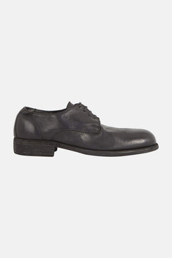 Derbies noires en cuir de cheval Guidi