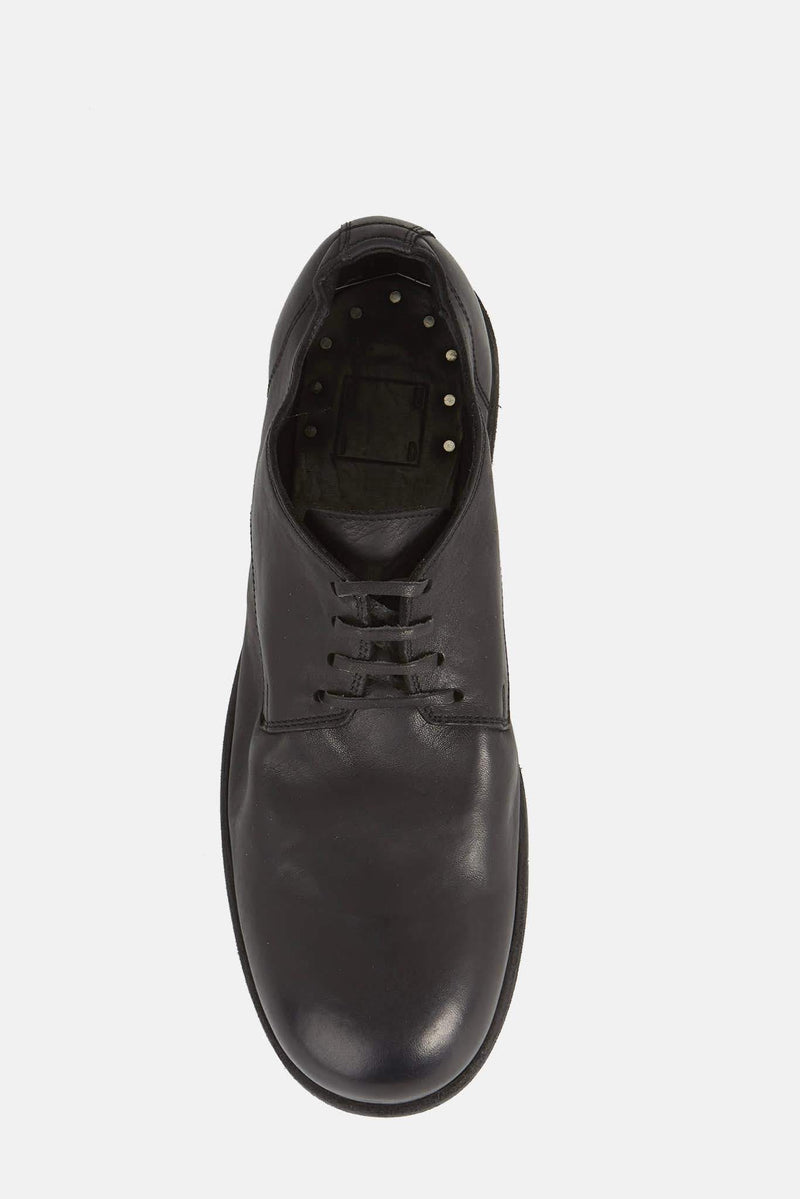 Derbies noires en cuir de cheval Guidi