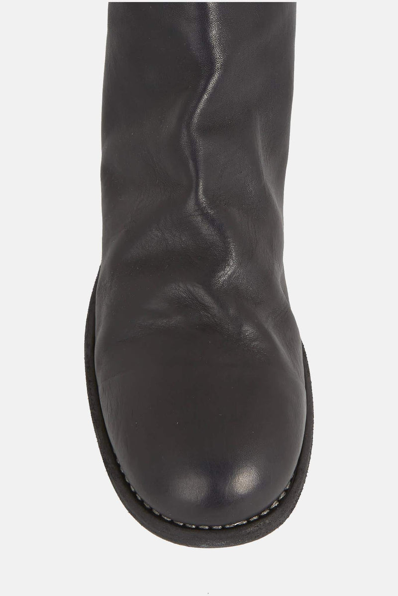 Bottines noires en cuir de cheval Guidi