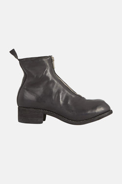 Bottines Guidi noires en cuir de cheval Guidi