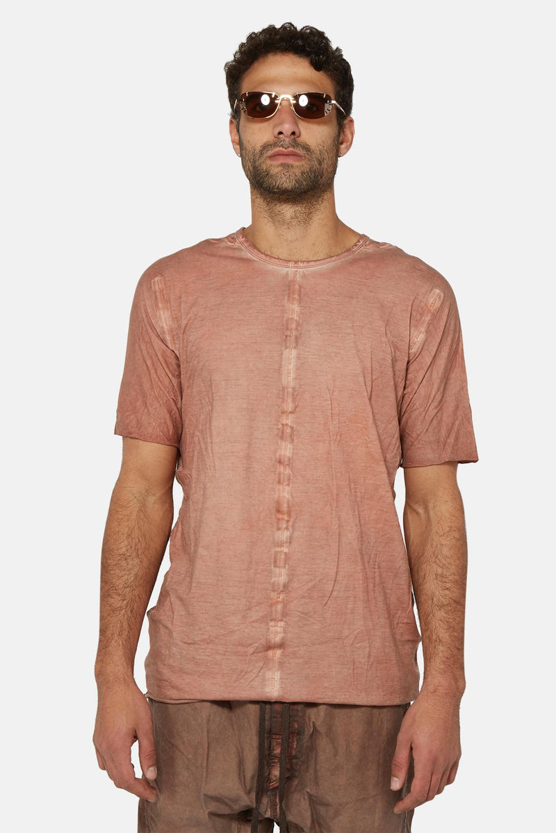 T-shirt à manches courtes en coton orange Isaac Sellam