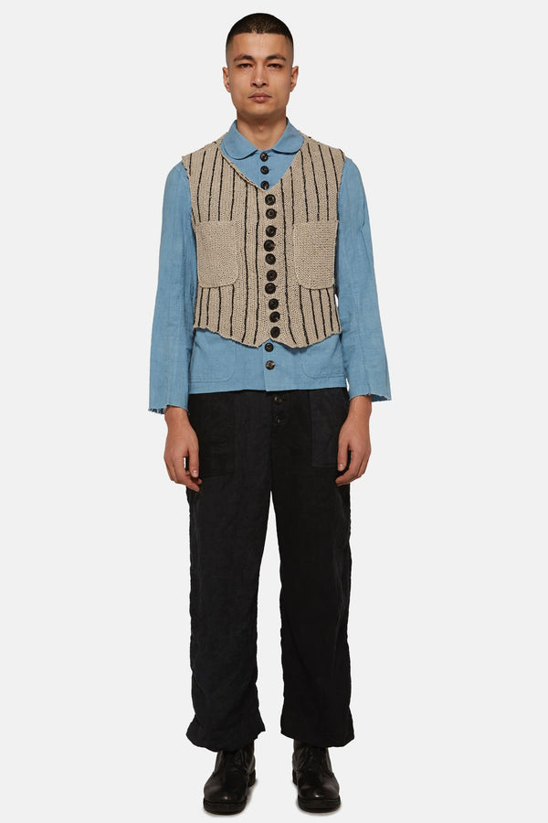 Gilet en tricot gris John Alexander Skelton