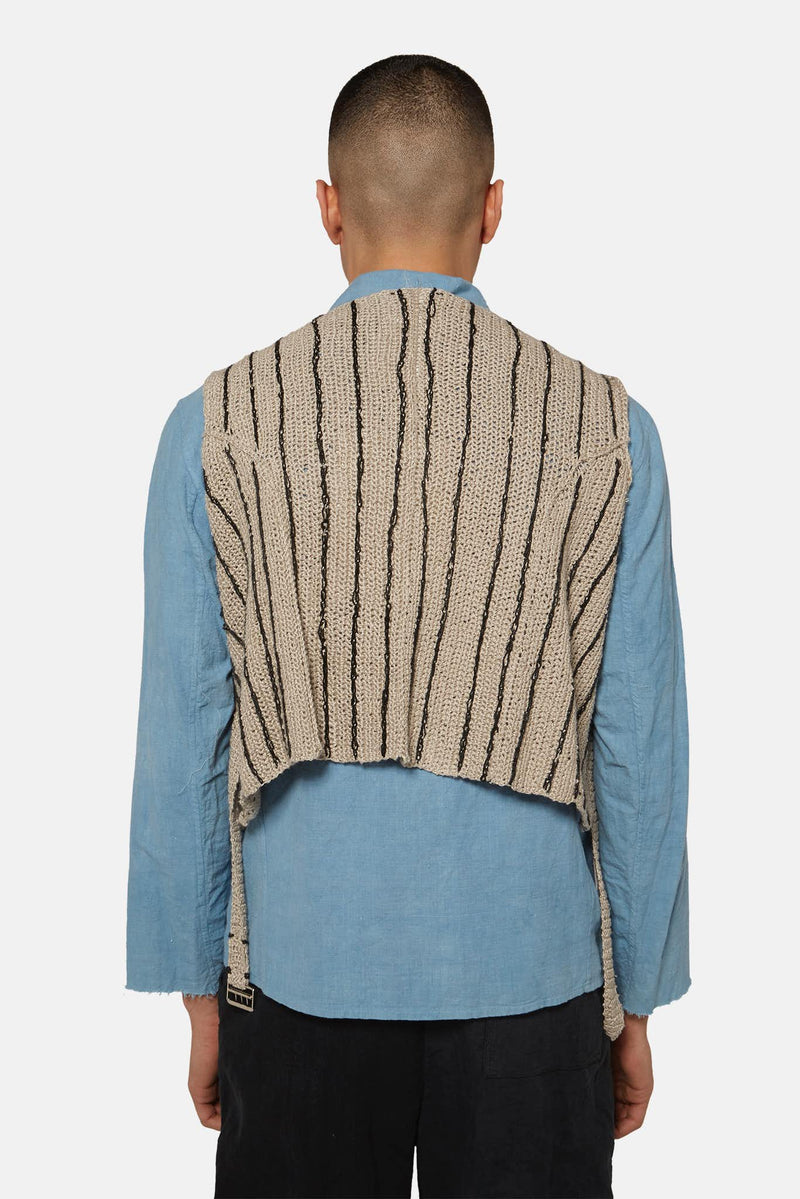 Gilet en tricot gris John Alexander Skelton