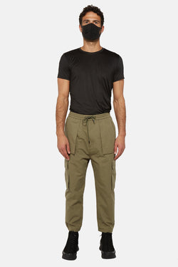 Pantalon cargo fuselé kaki  Juun.J