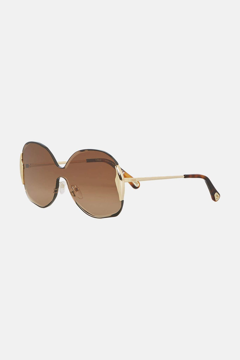 Lunettes de soleil marrons "Curtis" Chloé