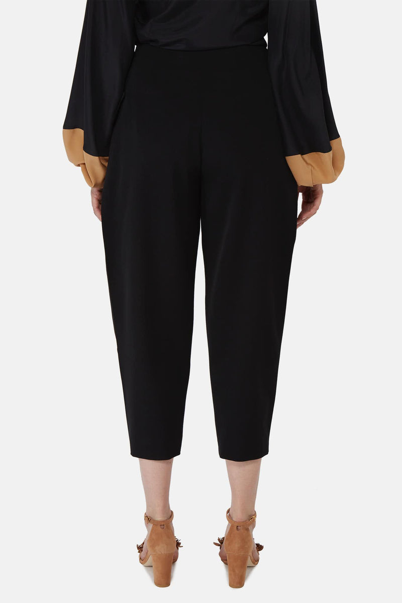 Pantalon fuselé en sergé de laine noir Stella McCartney