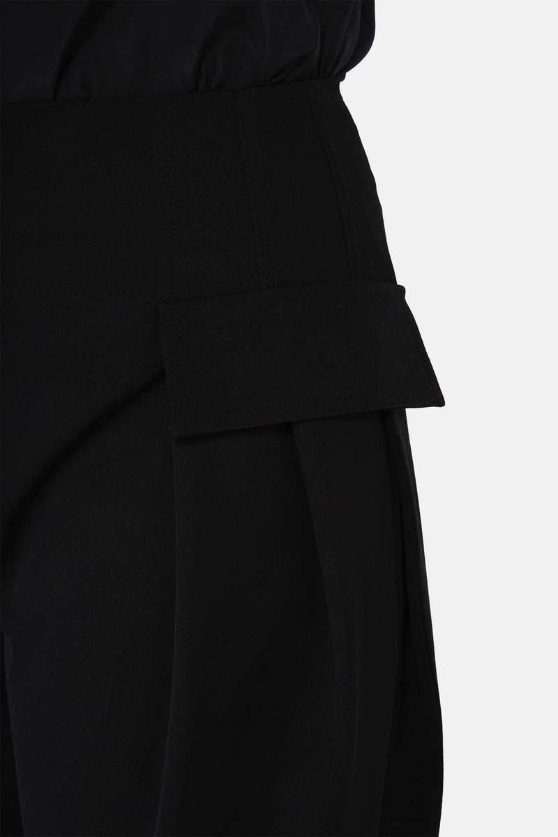 Pantalon fuselé en sergé de laine noir Stella McCartney