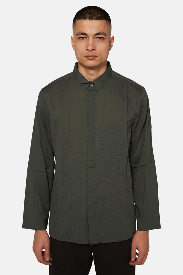 Chemise en coton verte Rajesh Pratap Singh