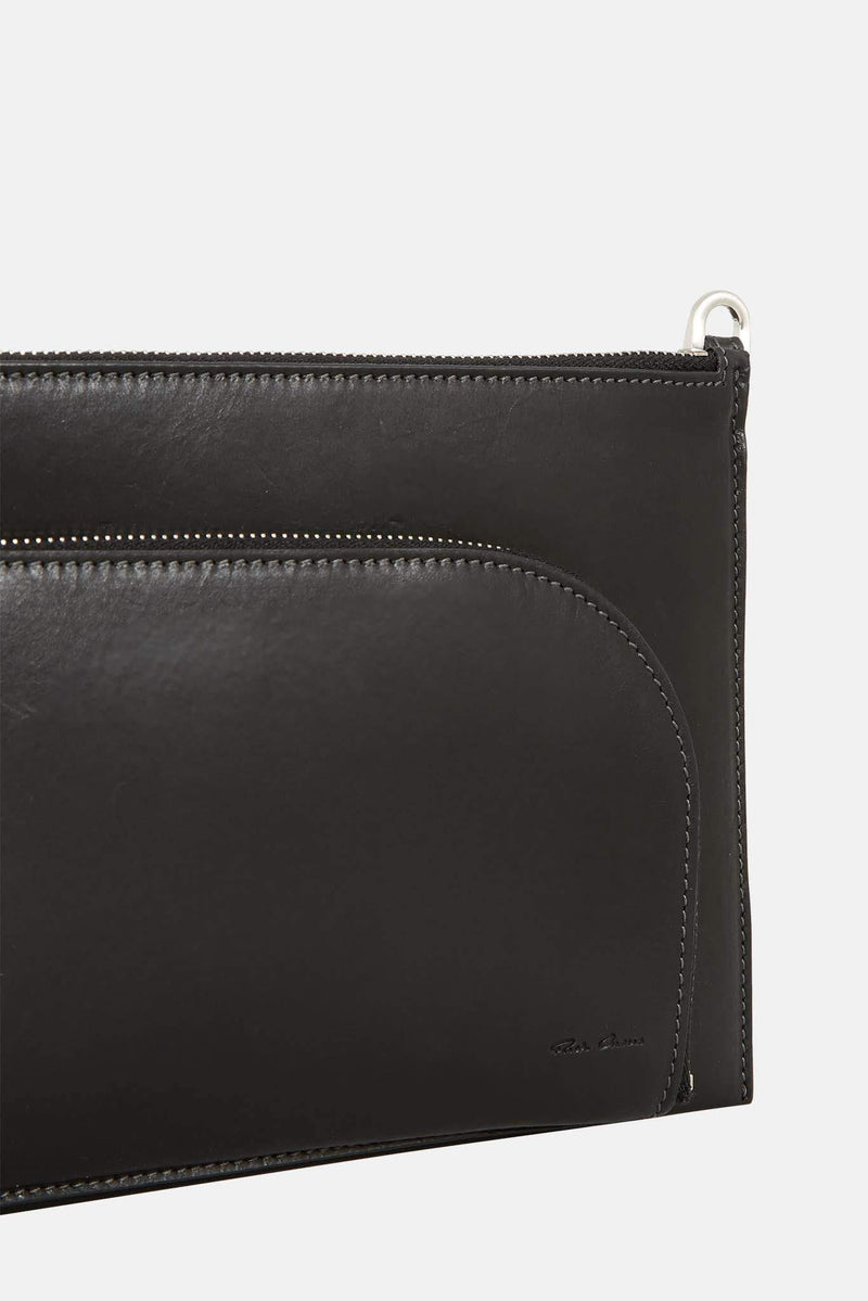 Sac en cuir noir "Club" Rick Owens