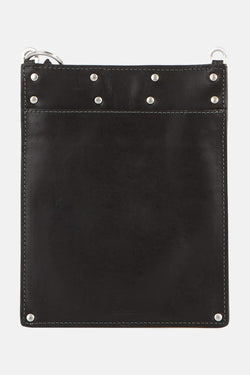 Sac en cuir noir "Security Pocket" Rick Owens