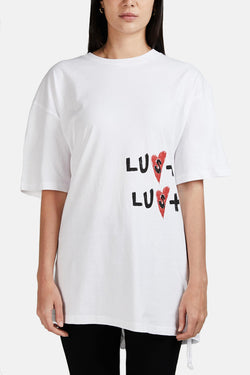 T-shirt en coton blanc  Ksubi x Hidji World