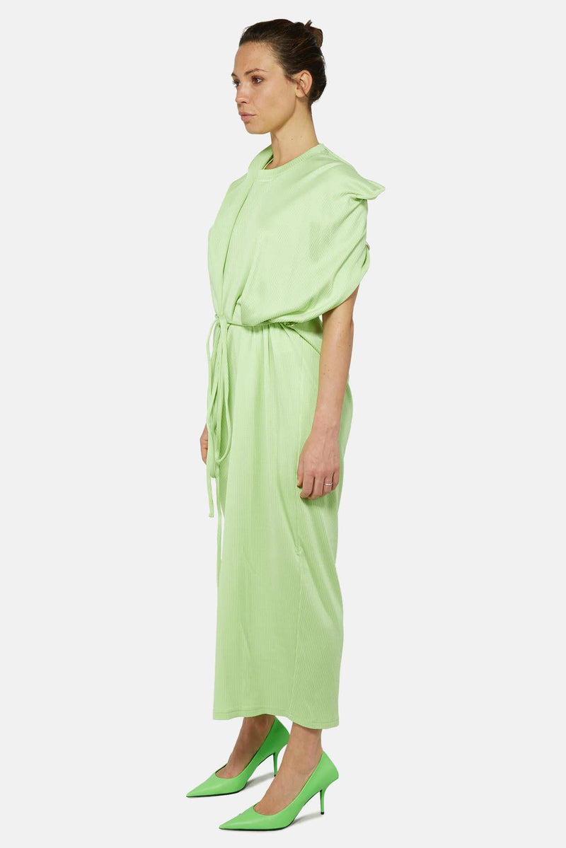 Robe verte à col asymétrique Y/Project