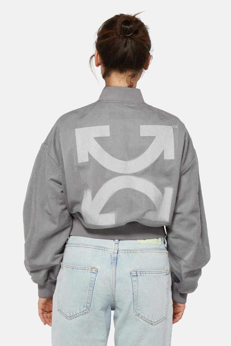 Veste bomber gris Off-White