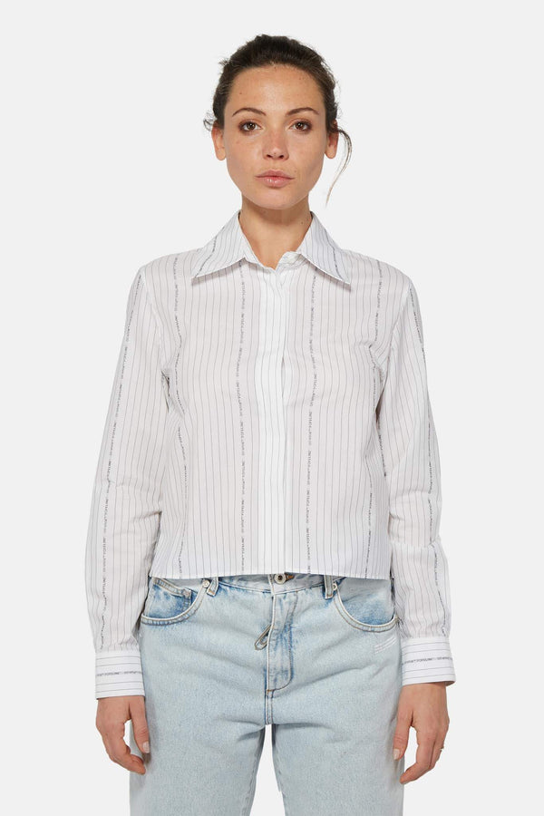 Chemise en popeline de coton Off-White