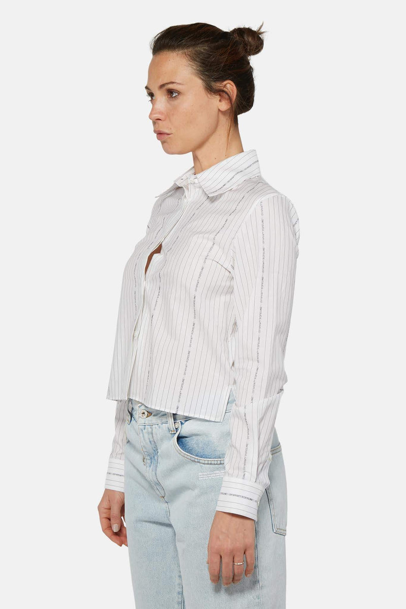 Chemise en popeline de coton Off-White