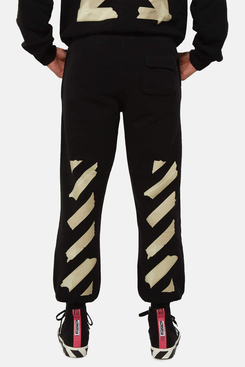 Pantalon de jogging noir "Tape Arrows" Off-White