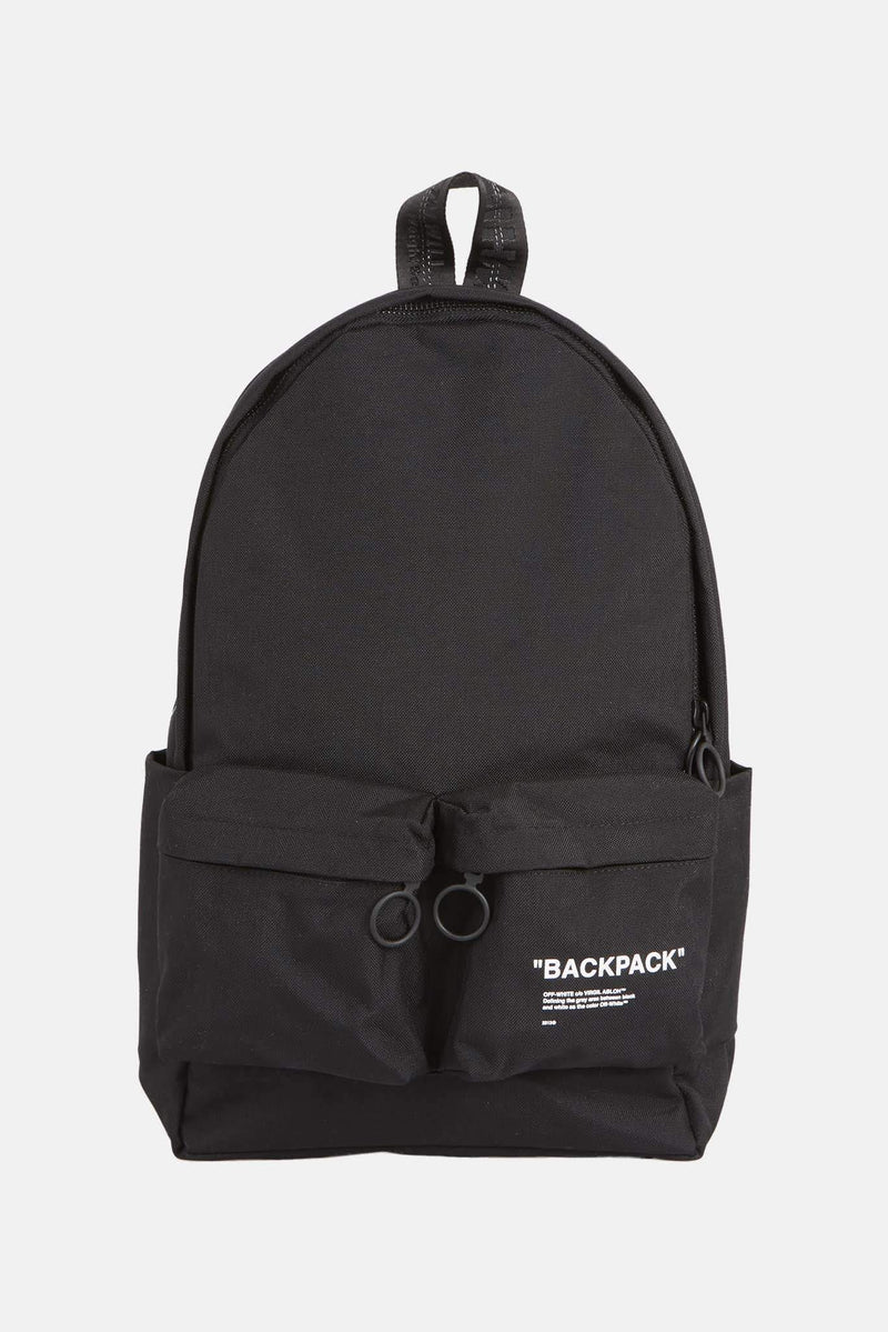 Sac à dos noir "Quote" Off-White