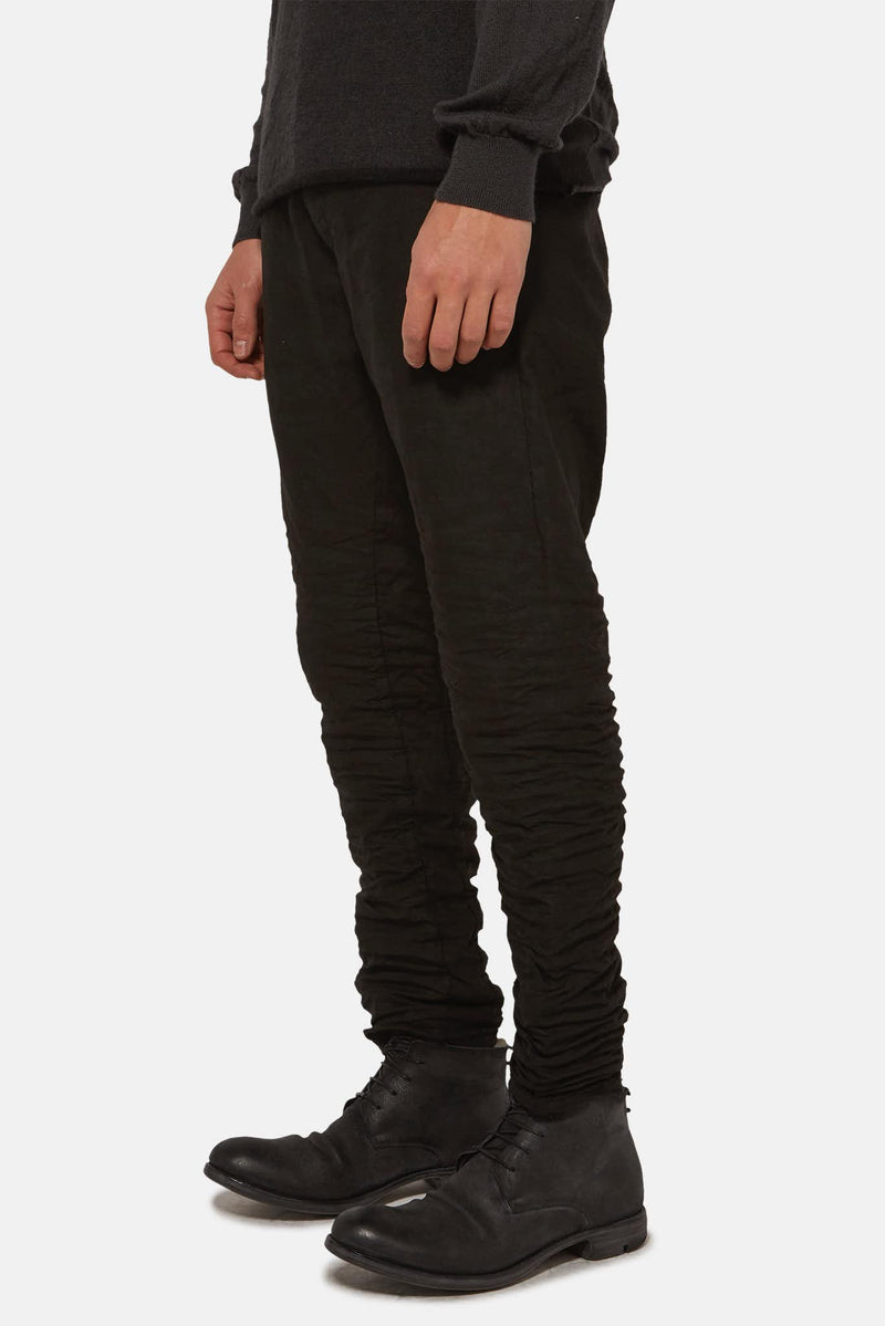 Pantalon en laine noir Layer-0