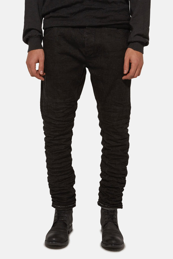 Pantalon en denim noir Layer-0