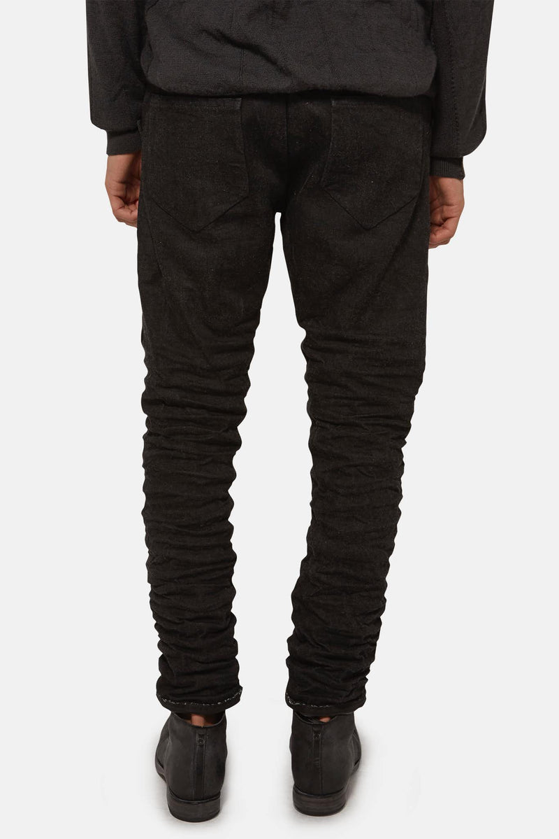 Pantalon en denim noir Layer-0