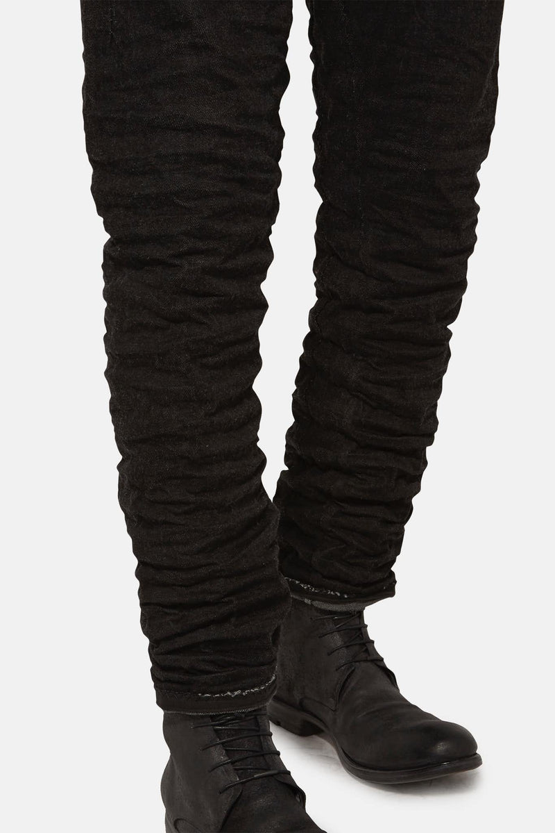 Pantalon en denim noir Layer-0