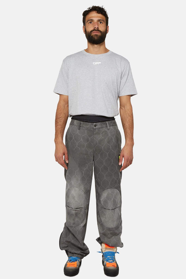 Pantalon droit à motif graphique Off-White