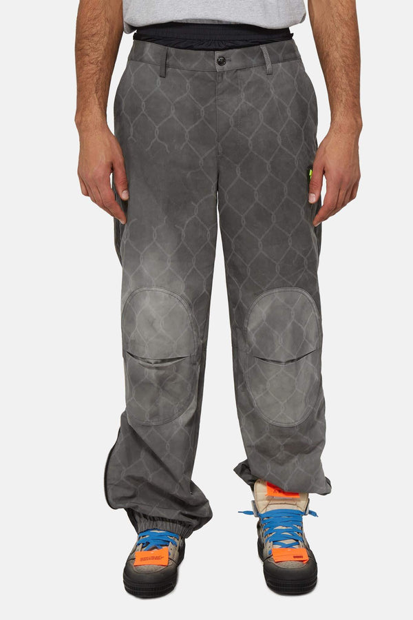 Pantalon droit à motif graphique Off-White