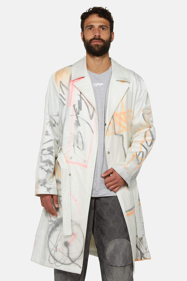 Trench blanc édition "Futura"  Off-White