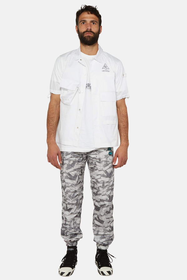 Chemise en coton blanc "Vert Climb Voyager"  Off-White