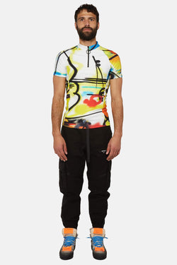 T-shirt multicolore "Spray Cycling"  Off-White