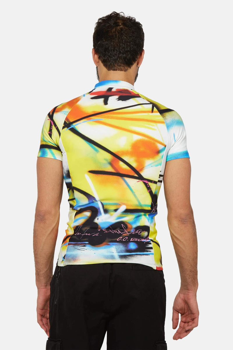 T-shirt multicolore "Spray Cycling"  Off-White