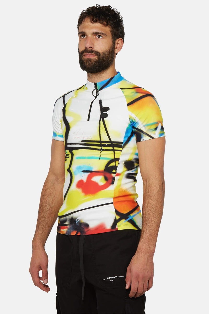 T-shirt multicolore "Spray Cycling"  Off-White