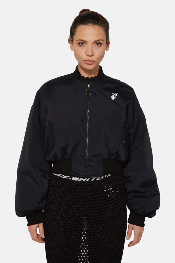 Blouson aviateur noir Off-White