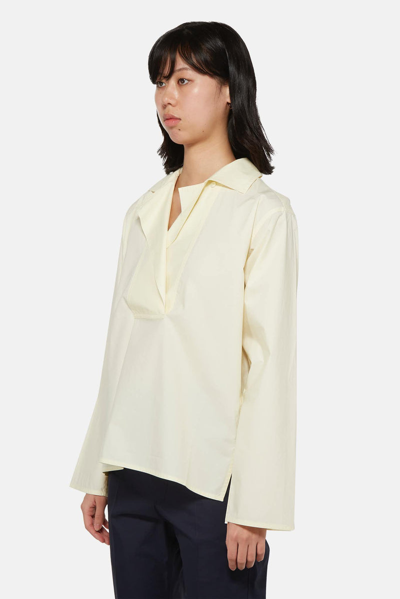 Chemise ample en coton jaune Sofie d'Hoore