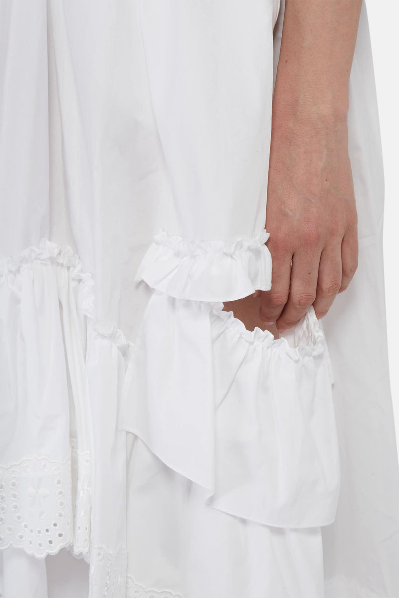 Jupe asymétrique à bords volantés Simone Rocha