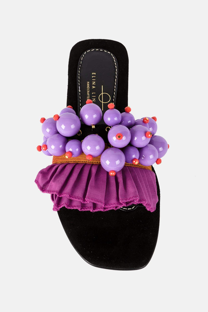 Sandales violettes Berry Berry Elina Linardaki