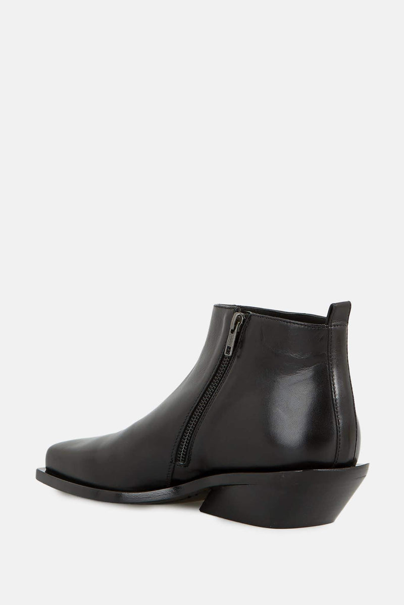 Bottines noires en cuir Ann Demeulemeester