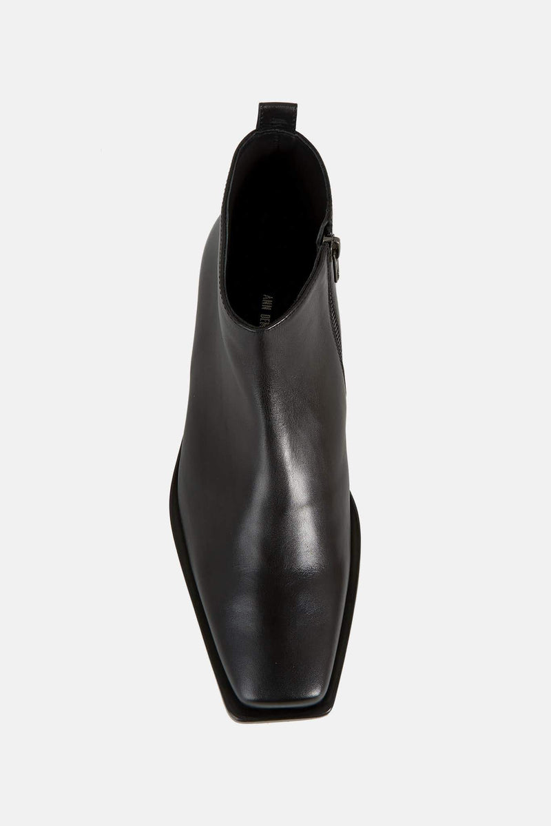 Bottines noires en cuir Ann Demeulemeester