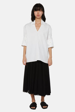 Chemise en coton blanc Jil Sander